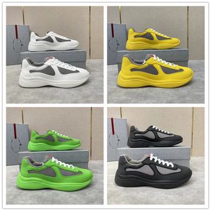 Perfekte 2023 leichte Sportschuhe für den Americas Cup, mattes Lackleder, Nylon-Top, luxuriöse Marken-Turnschuhe, Herren-Skateboard, Mesh-Läufer, lässig, Outdoor-Walking