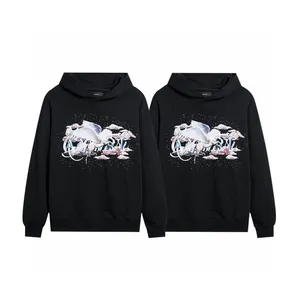 Homens Plus Size Hoodies Moletons Casacos Casacos Sizehoodies Hoodies Terno Com Capuz Casual Moda Cor Listra Impressão Tamanho Asiático Alto E34YU