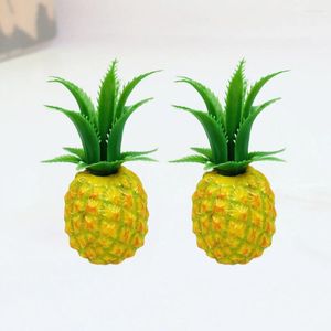Parti dekorasyonu 2 adet hayat benzeri meyveler yapayes para po prop süslemeleri model dekorasyon simülasyon ananas