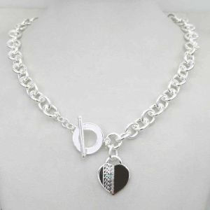 Designer Necklace Classic Women silver TF Style Necklace Pendant Chain Necklace S925 Sterling Silver Key heart love egg brand Pendant Charm Nec H0918 gold necklace