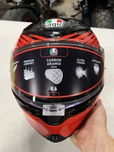 AGV volledige helmen heren en dames motorfiets helmen k6 size lg rush full face helm wn ixzk qrlp