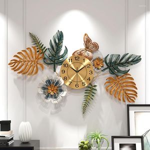 Wall Clocks Mechanism Nordic Clock Modern Living Room Design Silent Alarm Unique Items Pendulum Sala Decor L