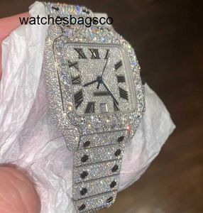 Designer Diamond Watches VVS luxury moissanite diamond watch iced out designer mens for men high quality montre automatic movement Orologio. Montre