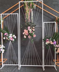 Party Decoration Wedding Props Wire Geometric Frame Screen Background Window Road Guide