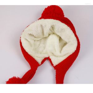 Christmas Decorations 2023 Winter Hat For Princess Baby Cap Deer And Cashmere Wool Gifts