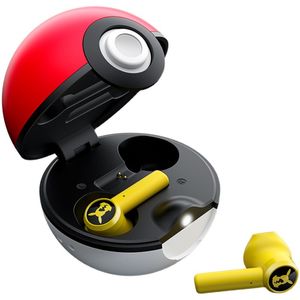 Poke Mon Tws Earbuds Bt5.0 سماعات الرأس اللاسلكية الحقيقية في سماعات الرأس المقاومة للماء Pika Chu