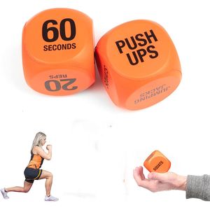 Integrated Fitness Equip RY1051 Exercise Dice for Workout Fun Decision Switch Up Training Routines HIIT and Exercises Home Gym 230406