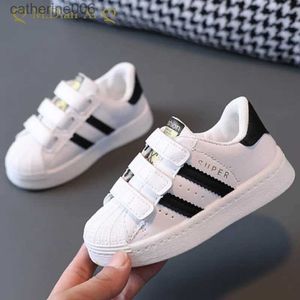 Sneakers Children's Design White Sneakers Toddlers Girls Boys Mesh Breattable Lace-Up Casual Sport Shoes Tennis Tennis 2-6y Toddler Shoesl231106