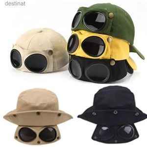 Berets New Aviator Hat Summer Personality Glasses Baseball Cap Female Unisex Sunglasses Cap Male Cap Baseballcap Boys Cap Bonnets WomenL231106