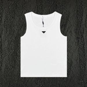 23ss Luxus-Designer-T-Shirt-Weste, Polar-Stil, geometrisches Muster, lässige Mode, Must-Have, lockere, elastische Baumwolle für Männer und Frauen