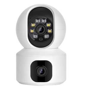 2.4GHZ Wireless cameras Digital Baby Monitor Dual Lens 360 Rotation Home Security IP Camera Auto Night Vision Wifi Video Monitor