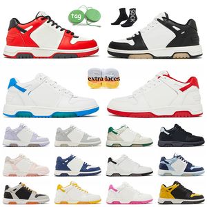 Designer Shoes White Low Out Of Office Sneaker Женская обувь мужская Arrows Motif Calf Leather Pink Foam Ooo Lows Panda Runners Platform Trainers