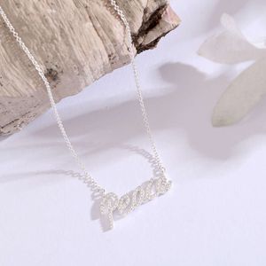 Boutique Lies Necklace Necklace Valentine's Day Gift Letter Pendant Jewelry Advanced Design Sense Temperament