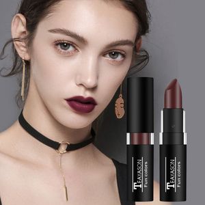 Rossetto opaco Rossetto nero a lunga tenuta rosso rosa blu viola stick labbra kawaii Cosmetici decorativi Hallowen Trucco Halloween