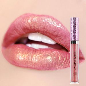 6 Colors Shiny Pearl Liquid Lipstick Waterproof Long Lasting Non-stick Cup Glitter Diamond Lip Gloss Women Shimmer Lip Makeup