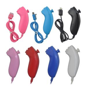 New Left Hand Game controller nunchuk nunchuck controller remote for Wii DHL FEDEX EMS FREE SHIP 12 LL