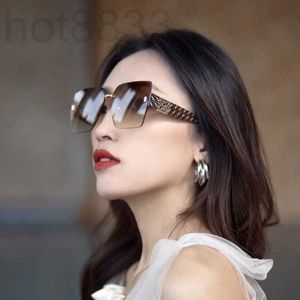 Sunglasses Designer New Women's Tr Square frames Live Broadcast Flat Light Glasses Tide ZQDV