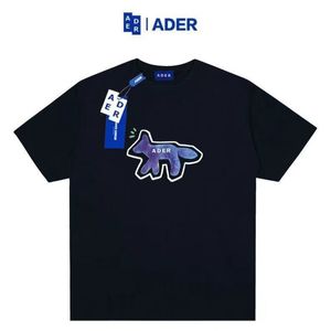 Womens Tshirt Ader Error Fashion Märke Limited Letter Kort ärm Kvinnlig koreansk minoritet Överdimensionerad lös par halva Tshirt 230406