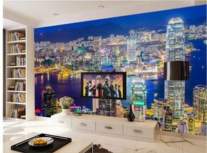 Wallpapers Home Decoration TV Backdrop Stereoscopic Views Of Skyscrapers Windows 3d Room Wallpaper Mural Paintings