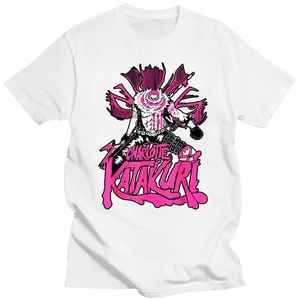 Mens Tshirts Charlotte Katakuri Big Mom Anime Villian Black Tshirt S3XL Fullfigured Tee Sess 230404