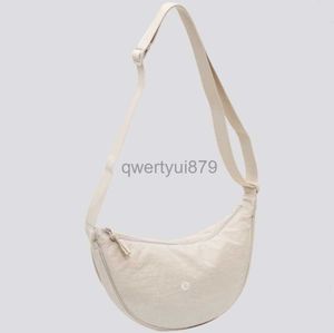 Axelväskor designer väska samma stil cross yoga nylon axel yoga sport lyxig lulu crossbody bagqwertyui879