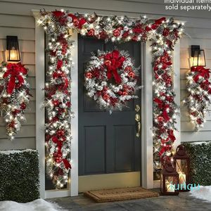 Christmas Decorations Wreath Outdoor Xmas Signs Home Garden Office Porch