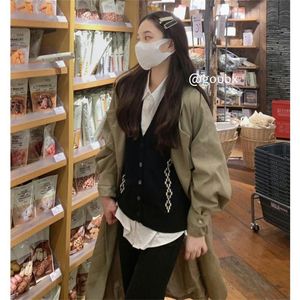 Women's Trench Coats 2023 Graceful Fashionable Set Western Style High-Looking Chic Design Sense Age-Reducing Three-Piece