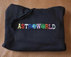 Męskie bluzy bluzy astroworld jack cactu byłeś tutaj haftowany litera mężczyzn kobiety pullover bluzy moda hip hop swobodny bluza J231106