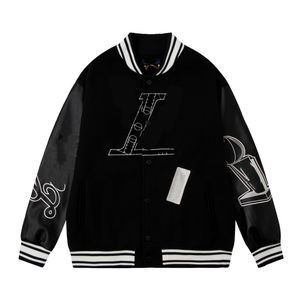 Mens 재킷 디자이너 재킷 럭셔리 브랜드 학교 팀 야구 착용 패션 숙녀 Man Louiseity Letter Letter Pattern Wear Viutonity Jackets 7356 8225