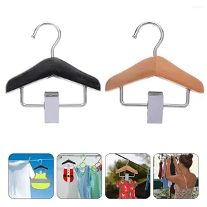 Dog Apparel 2Pcs Pet Hanger Clothing Hanging Rack Dress Pants Clip
