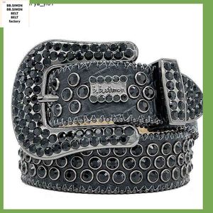 Bb 2022 Cintura Designer Simon Cinture per uomo Donna Cintura con diamanti lucidi cintura bianca uomo boosluxurygoods0091232