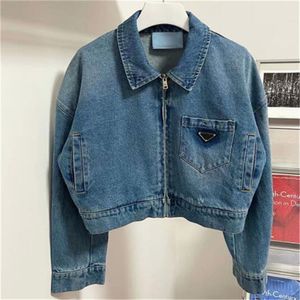 Fashion Luxury Women Jackets Denim Coat Button Letters Spring Autumn Style Slim For Lady Outfit Designer Jackets Pocket Outsize Windbreaker Coats