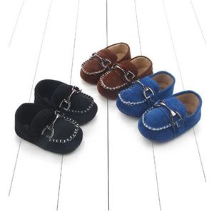 Small Gentleman Baptism Shoes Toddler Soft Sole Anti-slip First Walkers Infant Newborn Crib Shoes Moccasins GC2447