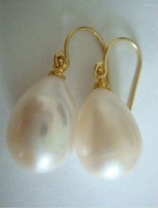 Dangle Earrings 10-11mm South Sea Baroque White Pearl Earring