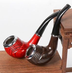 Latest Resin Smoking Pipe Metal Bowl Tobacco Cigarettes Cigar Hand Filter Pipes Holder Pot Accessories Tools