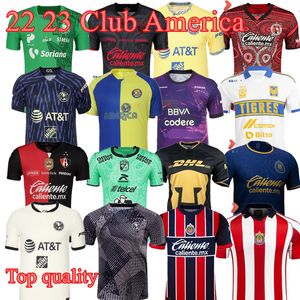 2023 Club America Fußballtrikots Sweatshirt 22/23 Top Atlas FC NAUL Tigres Third Chivas Guadalajara 200. Xolos Tijuana Cruz Azul 106 Special UNAM LEON Camisas