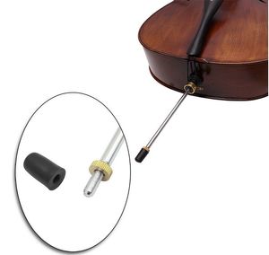 Supporto per piedini per violoncello Supporto per fermo per violoncello Nero antiscivolo in gomma per violoncello Kit di parti accessorie per strumenti musicali