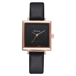 HBP Leisure Womens Business Watch Fashion Square Dial Quartz Movement Electronic Watches Leather Strap Designer Arvur