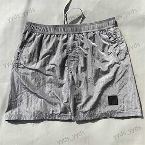 Herren-Shorts, Metall-Nylon-gefärbte Shorts, Outdoor-Jogging-Trainingsanzug, lässige Herren-Hosen, Strand-Badeshorts, Schwarz, Grau, Größe M-XXL, T230406