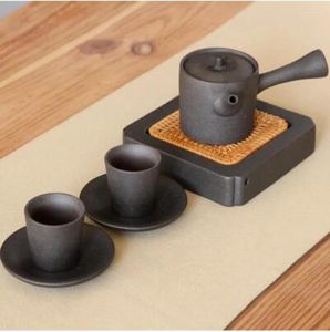 Teaware sätter japanska handgjorda keramiska tekanna vattenkokare te cup porslin set drinkware