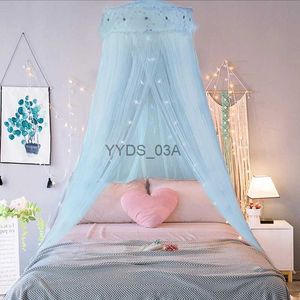 Mosquito Net Dome Hanging Mosquito Net Bed Canopy for Girls Bedroom Princess Baby Crib Canopy Curtains Room Decor Adult Kids Camping Tent YQ231106