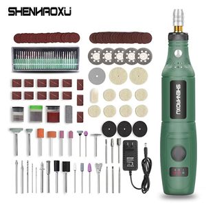 Elektrische Bohrmaschine 100V240V Mini-Elektrowerkzeuge Multifuctional Grinder Schleifzubehör Set 3-Gang-Gravierstift für Dremel 230406