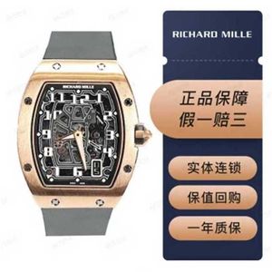 Swiss Luxury Wristwatches Richardmill Automatic Mechanical Watches mens Mens Series RM 6701 Rose Gold Limited Edition Automatic Chaining Ultra Thin Wrist WN-1RR7