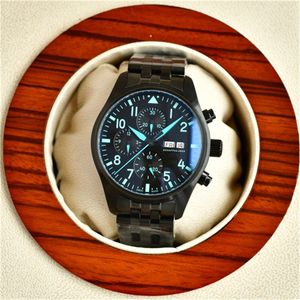 Montre de Luxe Luxury Watch Men Watches41mm完全自動機械式運動スチールケースリストウォッチ001