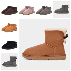 stivali da neve di design in australia mini piattaforma di avvio delle donne tazz tasman pantofole slip-on in pelle scamosciata diapositive inverno lana stivaletti caldi pelliccia di pelle di pecora scarpe stivaletti alla caviglia pantofola