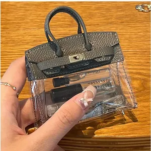 Womens keychain Carrying Car Key Case Cute mens Exquisite Small Carrying Case Transparent Key Cases Bag charm accessories CSD2311068
