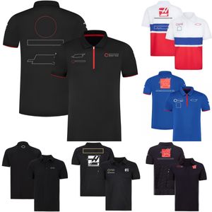 2022-2023 Nuova maglietta F1 Maglietta da pilota della squadra di Formula 1 Maglietta da uomo Polo Jersey Estate Tifosi da corsa Maglietta oversize Maglietta traspirante
