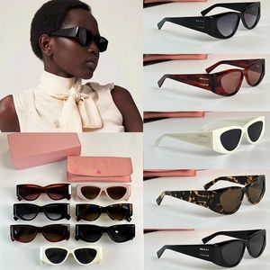 Высококачественные линзы кофейного цвета из ацетатного волокна для женщин, солнцезащитные очки «кошачий глаз» в большой прямоугольной оправе, дизайнерские модные солнцезащитные очки с логотипом на толстой ножке SMU06YS