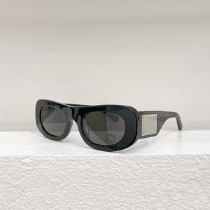 Siyah Gri Oval Chunkky Güneş Gözlüğü Erkekler İçin Gözlükler Sunnies Tasarımcılar Güneş Gözlüğü Sonnenbrille Güneş Gölgeleri UV400 Gözlük Wth Kutusu
