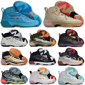 2023 37 Buty do koszykówki 37s Grafltti Siren Red Till Oreo Flight Jact Hare Rattan All Star Blue Womens Mens XXXVII Sport Treakers Treakers